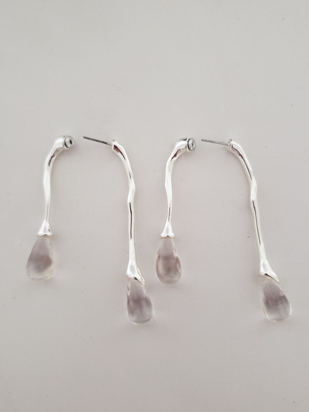 Camila Coelho Sculptural Front Back Tear Drop Earrings - Picture 5 of 5